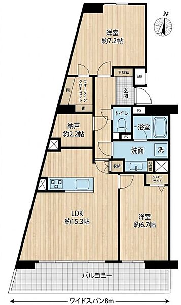 間取りを拡大表示