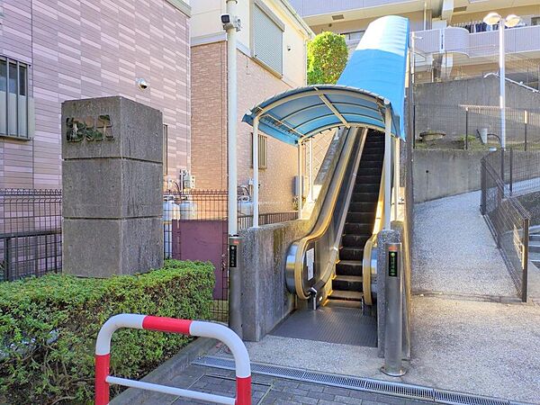 居住者専用のエスカレーター♪