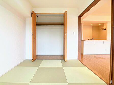 収納も安心。和室ならではの落ち着きのある空間。