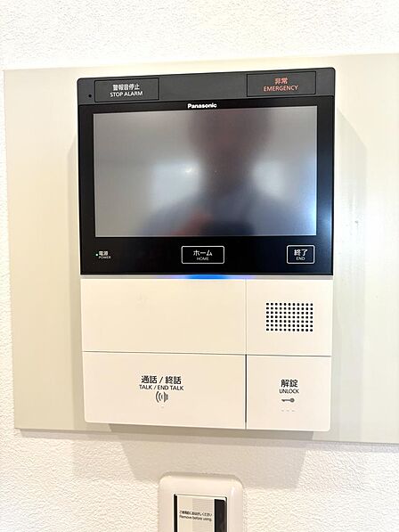 安心感のあるモニター付きインターホン
