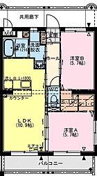 (仮称)都城天神町YマンションII 2LDKの間取図画像