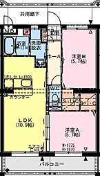 (仮称)都城天神町YマンションII 2LDKの間取図画像