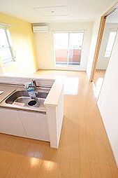 JR日豊本線 三股駅 バス1分 五本松団地下車 徒歩4分の賃貸アパート 2階2LDKのリビング/ダイニング