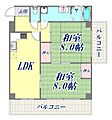 惣町サンハイツ2号棟3階6.0万円