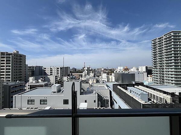 14階の開放的な眺望