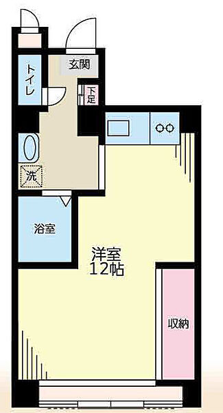 サンバレー渋谷 103｜東京都渋谷区本町5丁目(賃貸マンション1K・1階・36.79㎡)の写真 その2