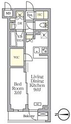 間取図画像 1LDK