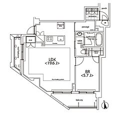間取図画像 1LDK