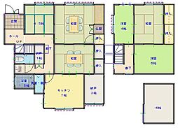 和歌山市新高町売戸建 6SDKの間取り