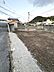 外観：日当たりのいいお土地です。写真の元擁壁部分は土留めの為残ります。