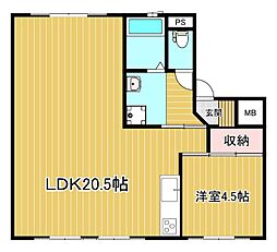 FLORA kitakata 2号棟 4階/401