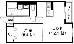 間取図画像 1LDK