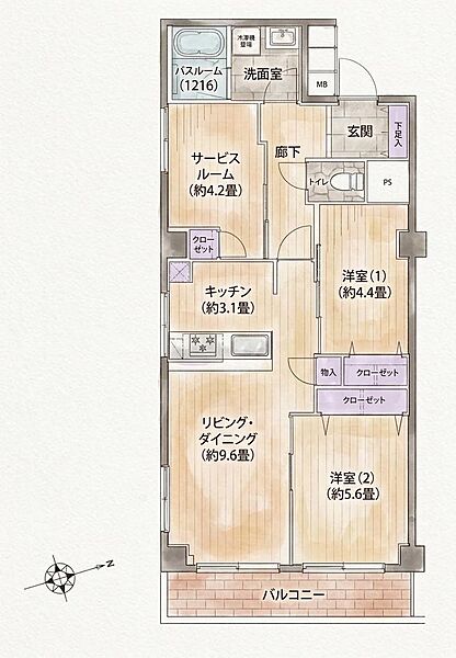 間取り：313004916276