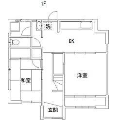 中戸建 4DKの間取り