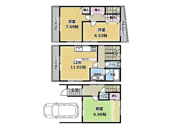 間取り：328000637104