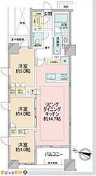 プレシス小岩駅前 3LDKの間取り