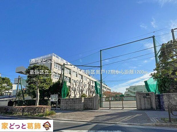 葛飾区立上平井中学校 撮影日(2023-11-30) 1200m