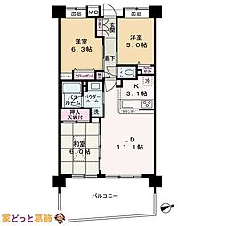 間取図画像 3LDK