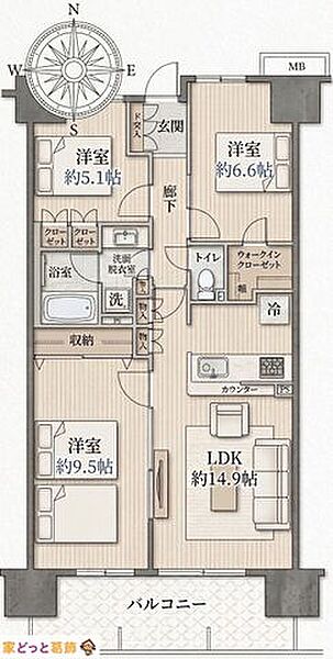 間取り：311002390590