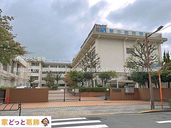 葛飾区立新小岩学園新小岩中学校 撮影日(2025-10-01) 600m