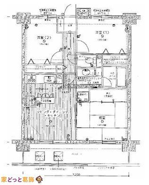 間取りを拡大表示