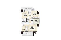 間取図画像 3LDK