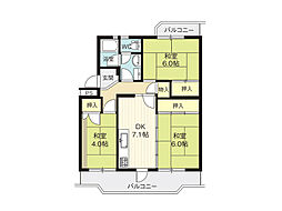 間取図画像 3LDK