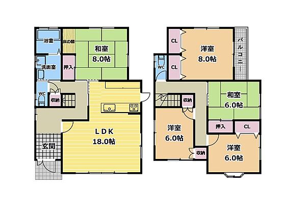 ※間取図は概略図のため、現況と差異がある場合は現況を優先といたします。