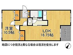 間取図画像 1LDK