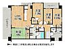 間取り：専有面積92m2超のゆとりある4LDK ！収納豊富でお部屋がすっきりと片付きますね