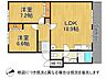 間取り：18.9帖の広々としたLDKと、全居室6帖以上のゆとりある2LDK。