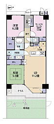 ミオカステーロ藤沢本町 2SLDKの間取図画像