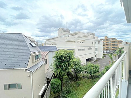 バルコニーから見える眺望