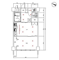 秀和第2東十条レジデンス 1LDKの間取図画像
