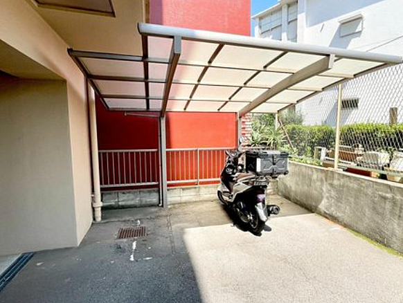 バイク置場有り：600円/月