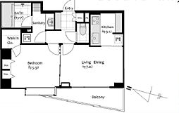 間取図画像 1LDK