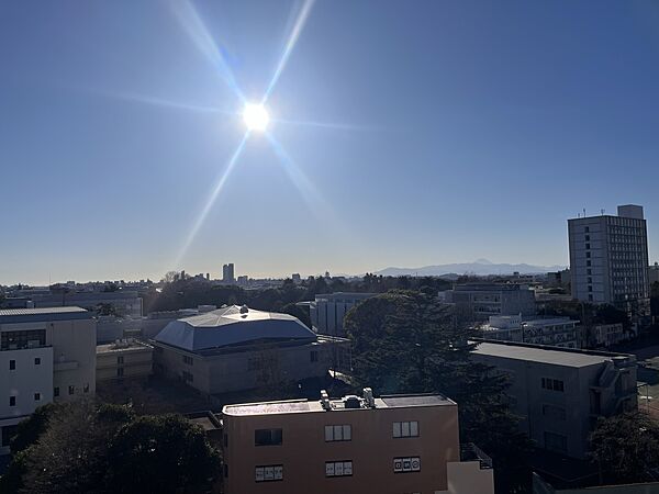 富士山を望む眺望※天候による