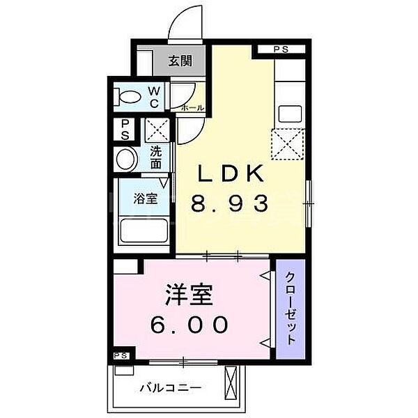 東京都大田区大森東4丁目(賃貸マンション1LDK・3階・35.54㎡)の写真 その2