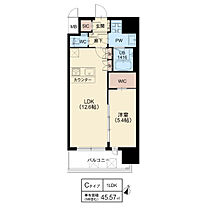 スプランディッド新大阪VII  ｜ 大阪府大阪市淀川区木川東4丁目（賃貸マンション1LDK・3階・45.57㎡） その2