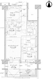グランシティユーロコート赤羽 3LDKの間取り