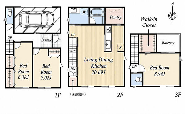 建物プラン例 建物価格：5000万円 建物面積：123.16m2