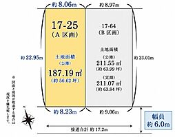 等々力5丁目土地 建築条件なし A区画