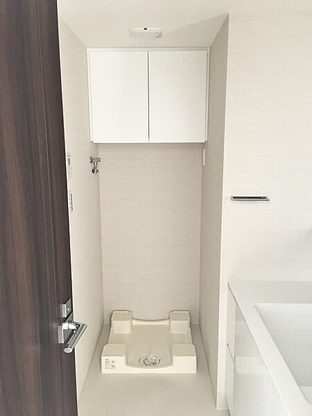 ◇Powder room◇家事効率を高める、使いやすい洗濯機置場
