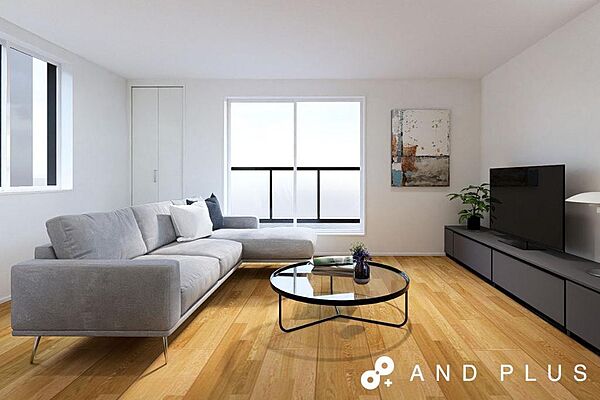 ◇Living room◇2階ならではの採光を最大限に活かし、やわらかな光が室内全体を明るく包み込む心満たされる空間です。