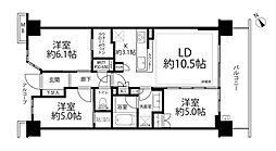 間取図画像 3LDK