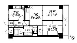 間取図画像 3DK