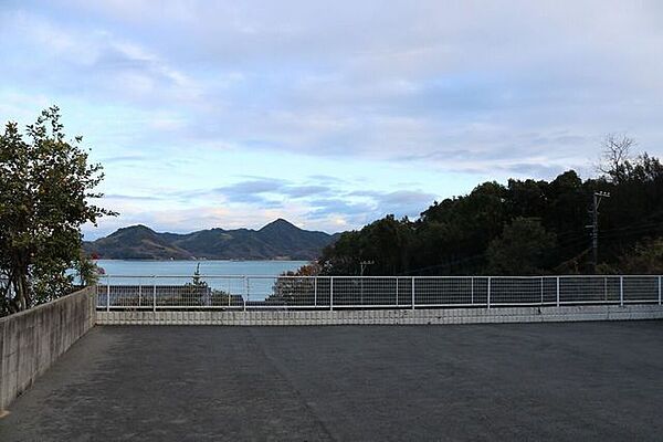 夕方の海です