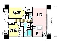 ファミリアーレ昭和橋公園 2LDKの間取図画像
