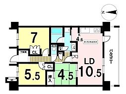 間取図画像 3LDK