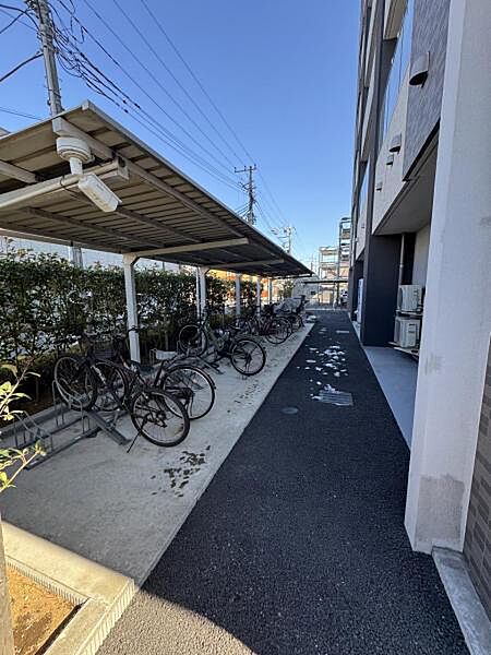 駐輪場です。